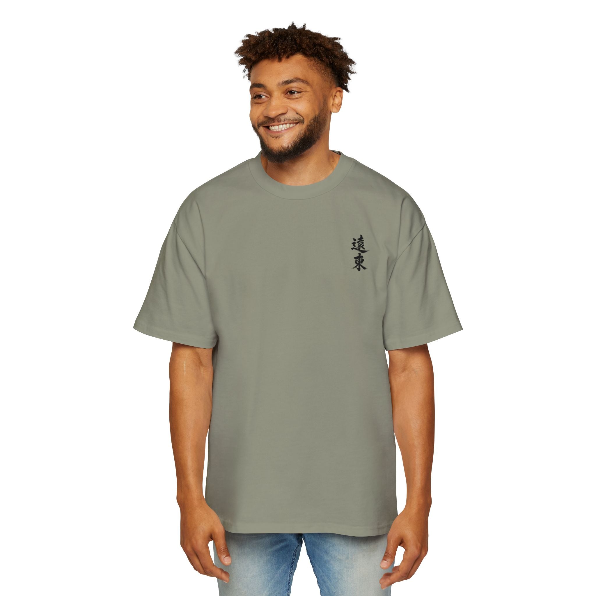 Premium Collection Oversized Graphic Tee — Warrior 武