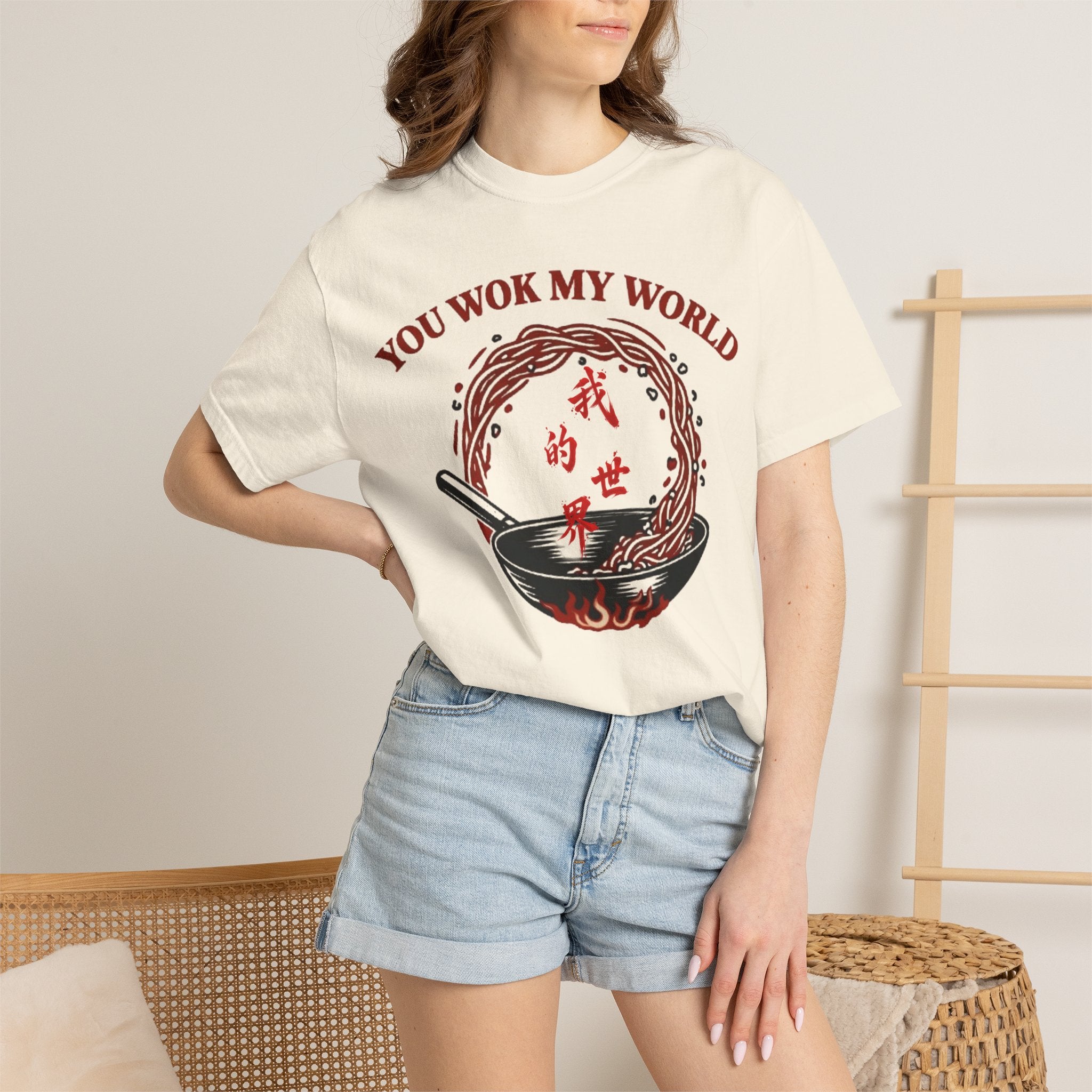 Graphic Tee — You Wok My World
