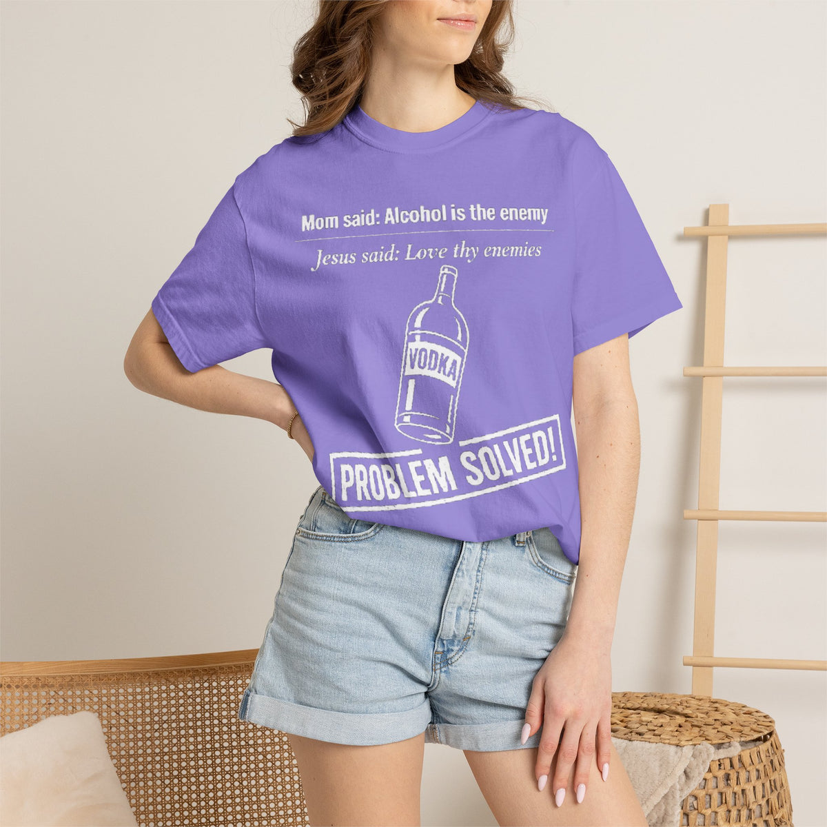 Graphic Tee — Alcohol is the Enemy, Love thy Enemy